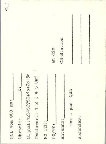 11898 - QSL - CB , Österreich