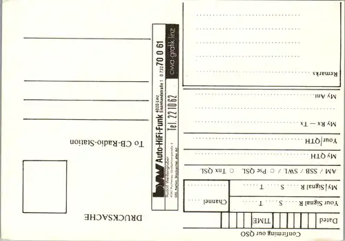 11899 - QSL - CB , Österreich , Tintenfisch