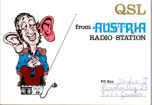 11900 - QSL - CB , Österreich , Gresten , Taifun II