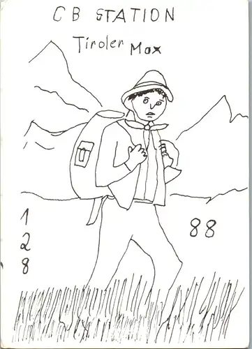 11901 - QSL - CB , Österreich , Steyr , Tiroler Max