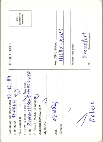 11901 - QSL - CB , Österreich , Steyr , Tiroler Max