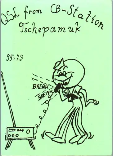11903 - QSL - CB , Österreich , Tschepamuk