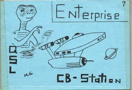 11911 - QSL - CB , Österreich , Enterprise