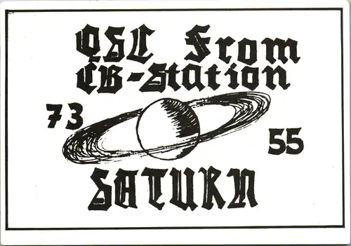 11924 - QSL - CB , Österreich , Weyer , Saturn