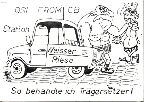 11929 - QSL - CB , Österreich , Krems , Weisser Riese