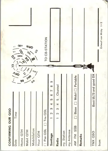 11931 - QSL - CB , Österreich , Waldmann