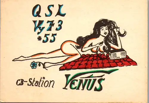 11935 - QSL - CB , Österreich , Amstetten , Venus