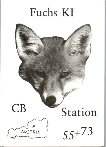 11948 - QSL - CB , Österreich , Lambach , Fuchs KI