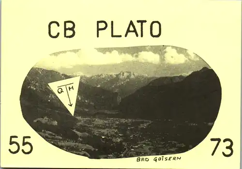 11957 - QSL - CB , Österreich , Bad Goisern , CB Plato