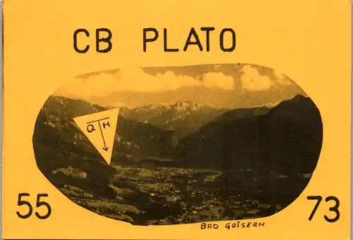 11958 - QSL - CB , Österreich , Bad Goisern , CB Plato