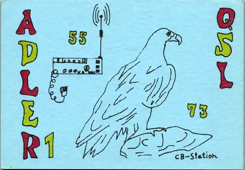 11999 - QSL - CB , Österreich , Mariazell , Adler 1