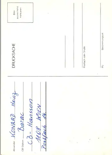 12006 - QSL - CB , Österreich , Wien , Barac