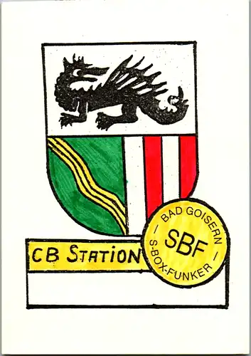 12012 - QSL - CB , Österreich , Bad Goisern , SBF