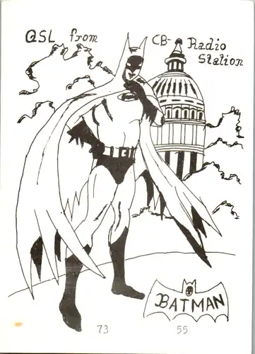 12030 - QSL - CB , Österreich , Linz , Batman