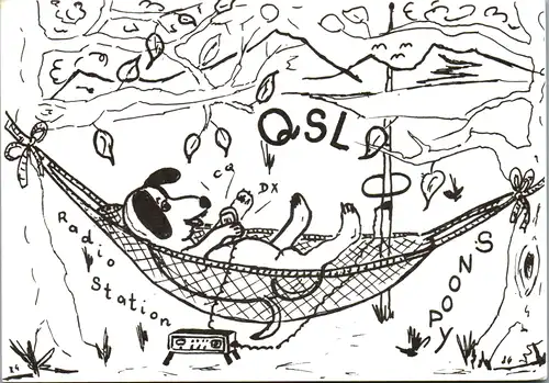 12045 - QSL - CB , Österreich , Salzburg , Snoopy