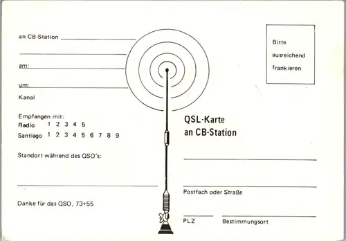12049 - QSL - CB , Österreich , Haidershofen , Schmusekätzchen 1