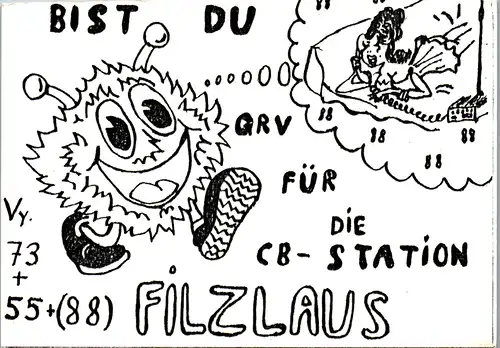 12060 - QSL - CB , Österreich , Zeillern , Filzlaus