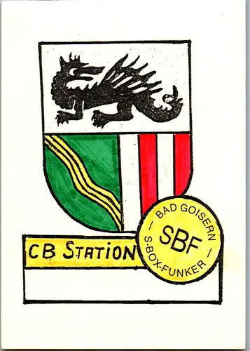 12062 - QSL - CB , Österreich , Bad Goisern , SBF