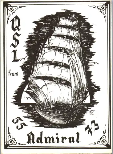 12075 - QSL - CB , Österreich , Admiral