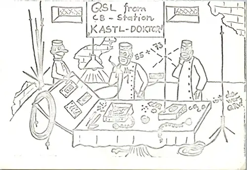 12138 - QSL - CB , Österreich , Kastl Doktor