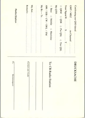 12158 - QSL - CB , Österreich , Watsch'n Mann