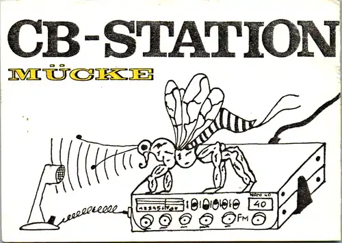 12162 - QSL - CB , Österreich , Böhlerwerk , Mücke