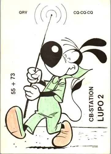 12168 - QSL - CB , Österreich , St. Georgen , Lupo 2