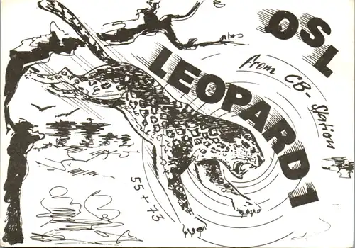 12170 - QSL - CB , Deutschland , Leopard 1