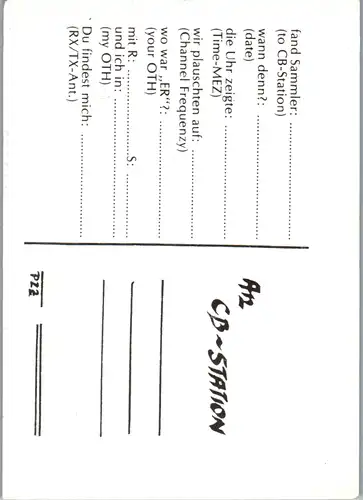 12183 - QSL - CB , Österreich , Gold Rose