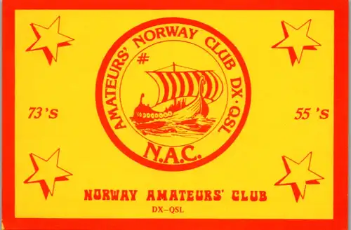12202 - QSL - CB , Amateurs Norway Club