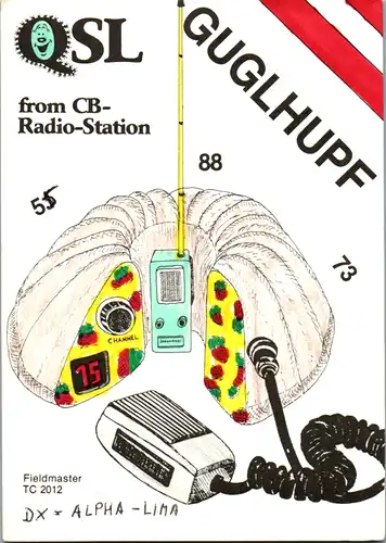 12216 - QSL - CB , Österreich , St. Georgen / Gusen , Guglhupf , Rotkäppchen