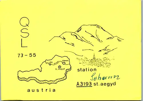 12229 - QSL - CB , Österreich , St. Aegyd