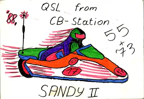 12231 - QSL - CB , Österreich , Mauer , Sandy II