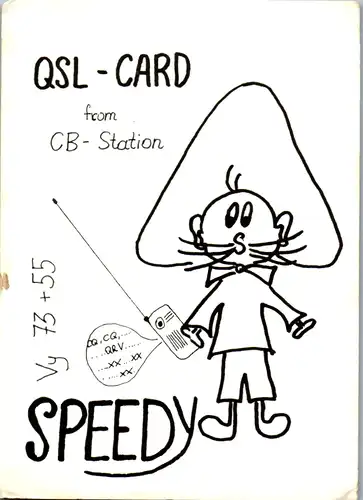 12233 - QSL - CB , Österreich , Naarn , Speedy