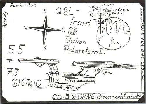 12292 - QSL - CB , Österreich , Schönau , Polarstern II