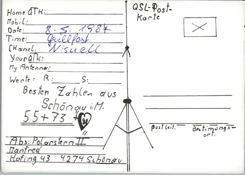 12292 - QSL - CB , Österreich , Schönau , Polarstern II