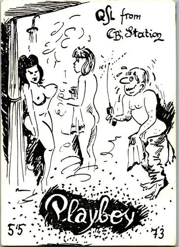 12300 - QSL - CB , Österreich , Weinburg , Playboy