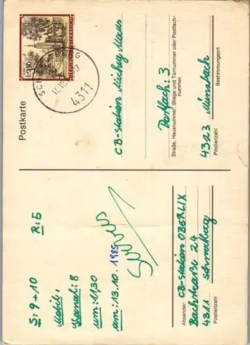 12306 - QSL - CB , Österreich , Schwertberg , Oberlix