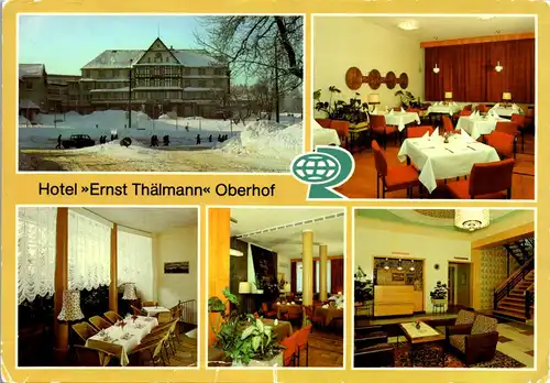 12356 - Deutschland - Oberhof , Suhl , VEB Reisebüro der DDR , Hotel Ernst Thälmann - nicht gelaufen