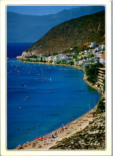 12389 - Griechenland - Tolo , Strand , Panorama - gelaufen