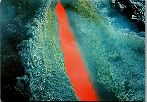 12390 - Italien - Sizilien , Etna , Eruzione 1978 , Vulkan Ausbruch - nicht gelaufen