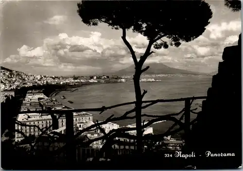 12403 - Italien - Napoli , Neapel , Panorama - gelaufen 1953