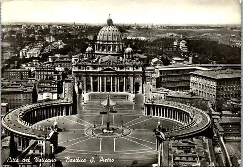 12428 - Italien - Citta del Vaticano , Basilica S. Pietro - gelaufen 1964