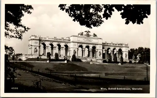 12452 - Wien - Schloß Schönbrunn , Gloriette - nicht gelaufen