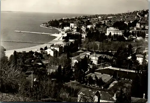 12458 - Slowenien - Portoroz , Panorama - gelaufen 1963