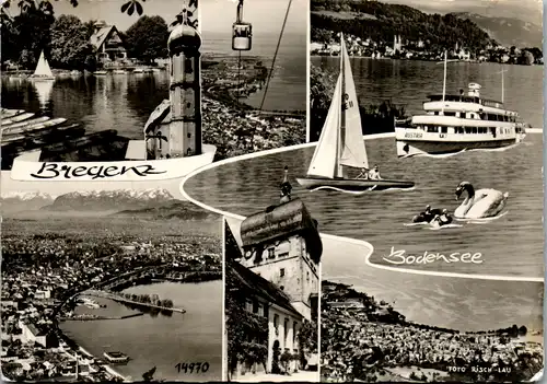12461 - Vorarlberg - Bregenz , Bodensee , Mehrbildkarte - nicht gelaufen