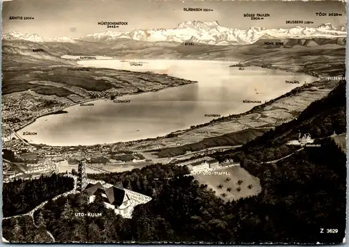 12462 - Schweiz - Zürichsee , Zürich , Rapperswill , Küsnacht , Kirchberg - nicht gelaufen