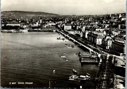 12470 - Schweiz - Zürich , Utoquai - gelaufen