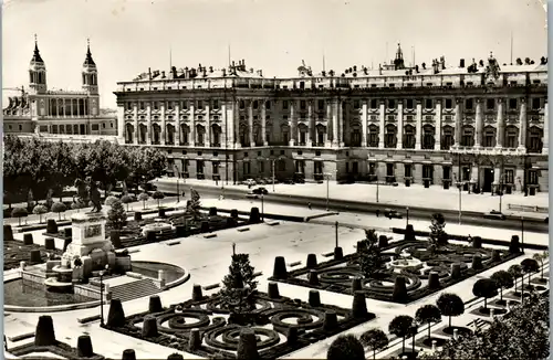 12480 - Spanien - Madrid , Palacio de Oriente - gelaufen