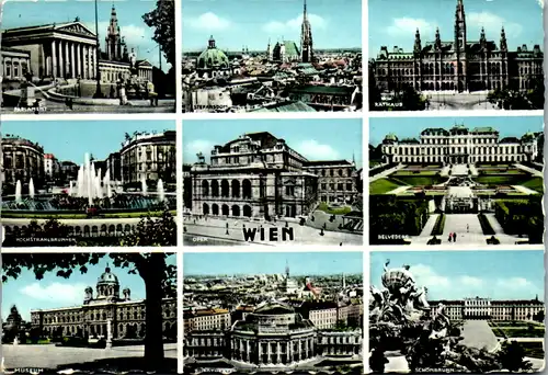 12481 - Wien - Mehrbildkarte - gelaufen